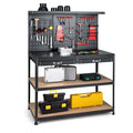 48'' Workbench with Peg Board Hook Kit & Drawers V8807