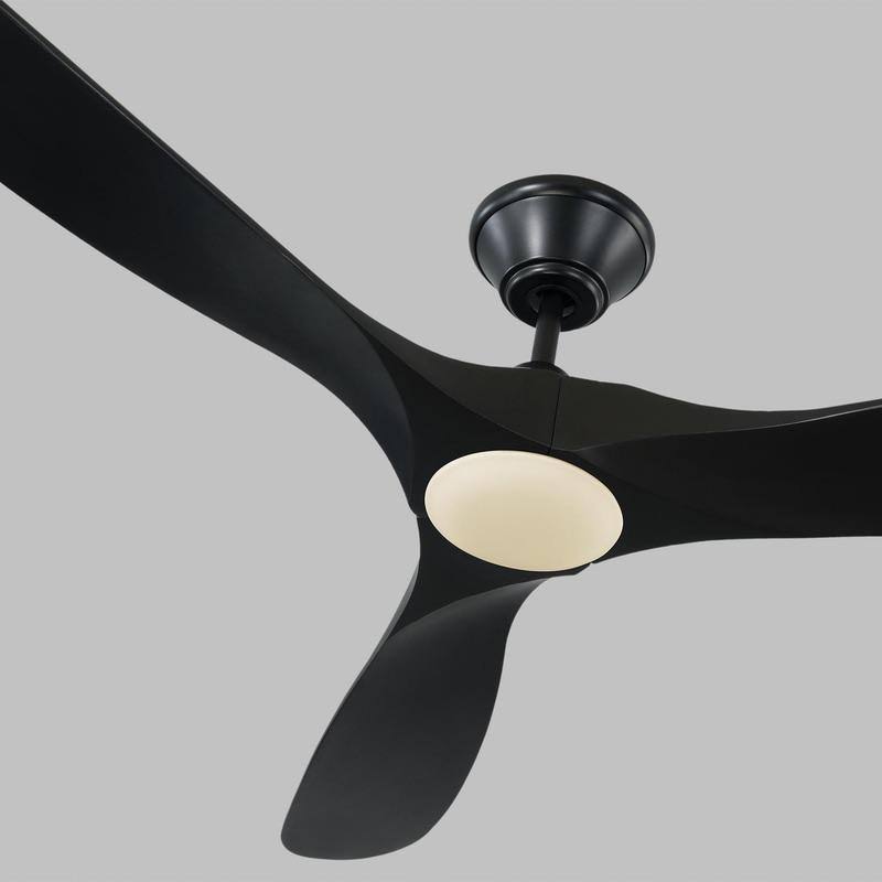 Brushed Steel LED Ceiling Fan F917116