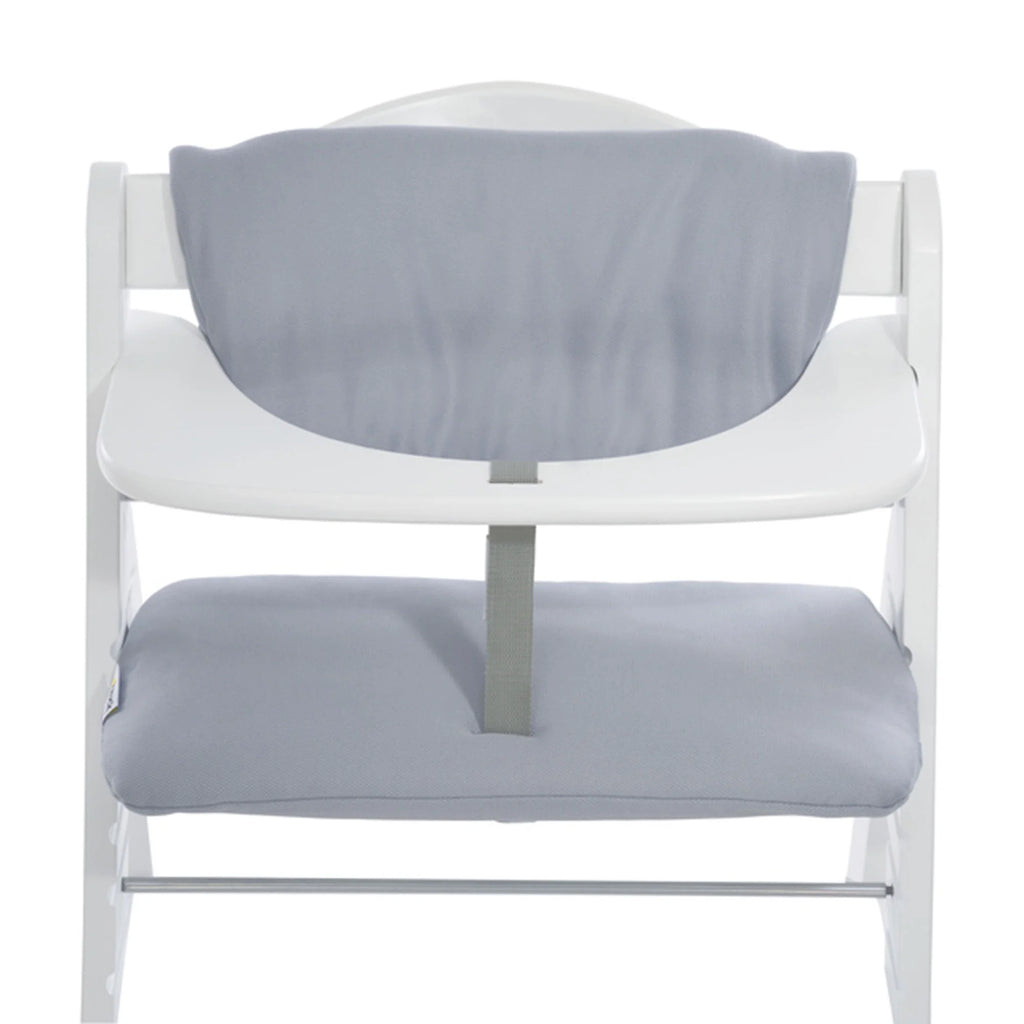 Wooden High Chair with Grey Tray & Seat Cushion E174018
