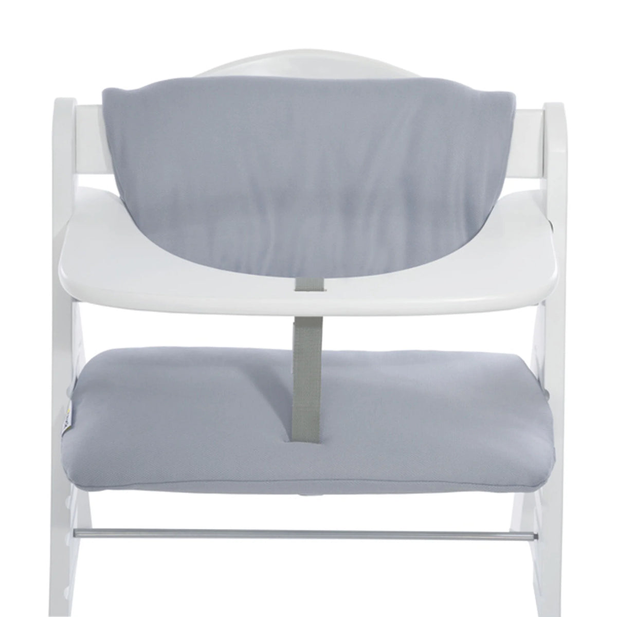Wooden High Chair with Grey Tray & Seat Cushion E174018