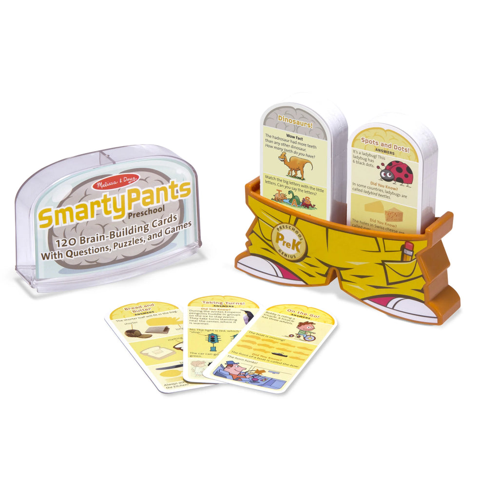 Preschool Card Set Educational Activity With 120 Questions, Puzzles, and Games S242