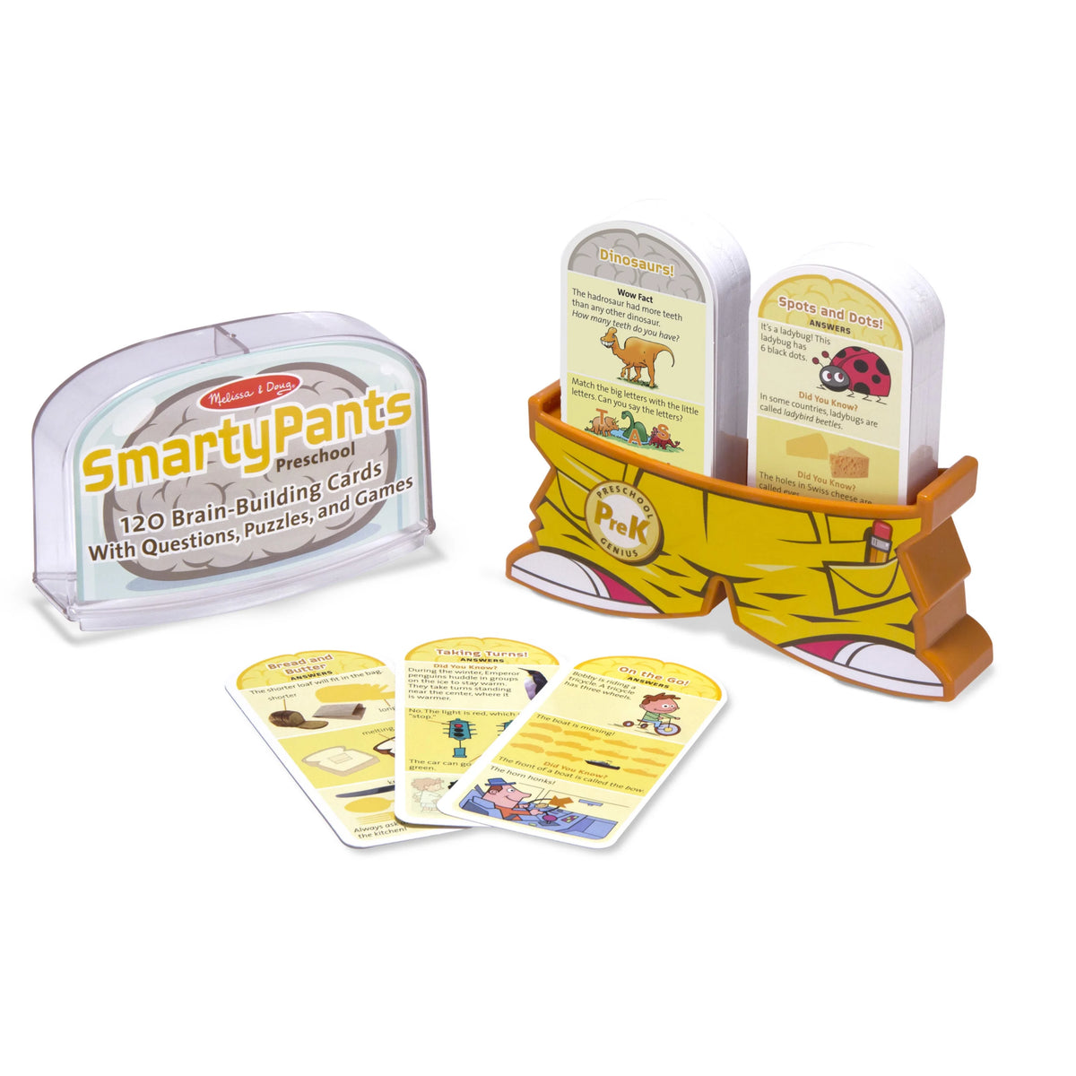 Preschool Card Set Educational Activity With 120 Questions, Puzzles, and Games S242