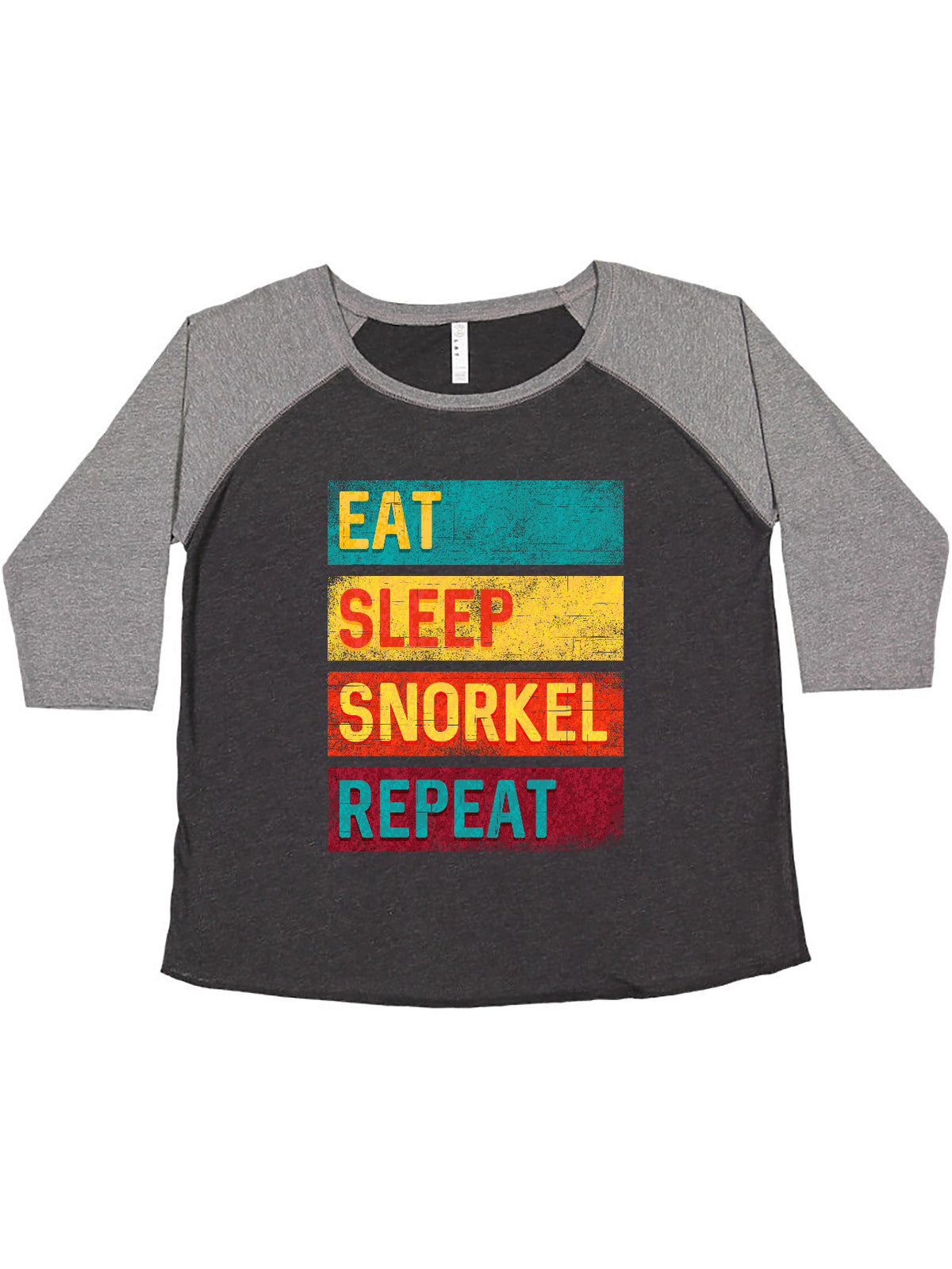 Plus Size Snorkeling T-Shirt P1478
