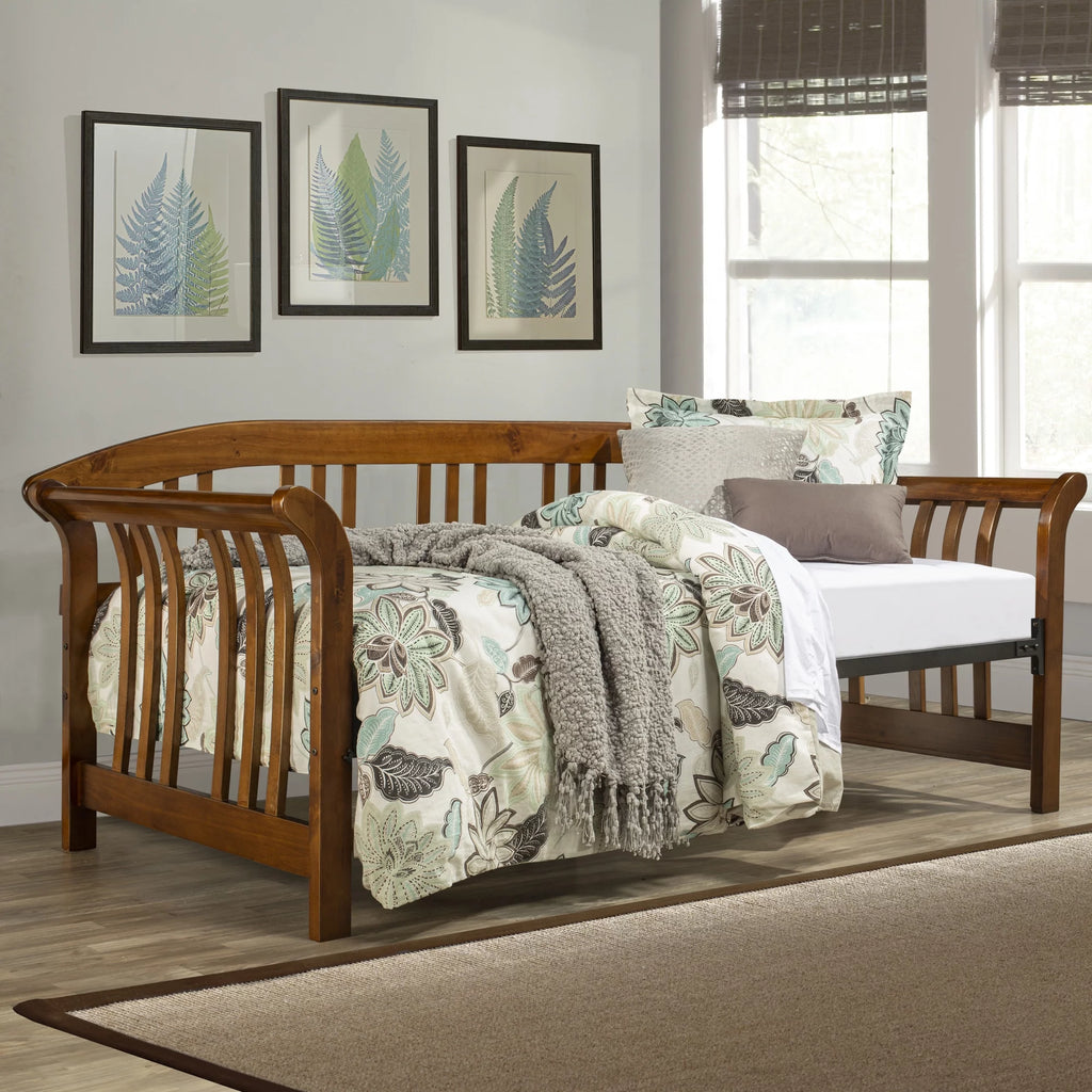 Walnut Wood Twin Daybed L969