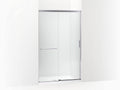 Tall Sliding Shower Door with Crystal Clear Glass G1004