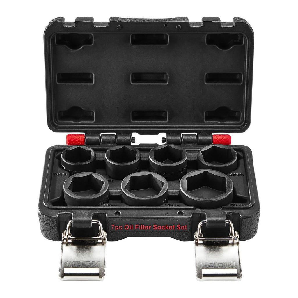 3/8 in. Drive Oil Filter Sockets, 7-Piece P54011