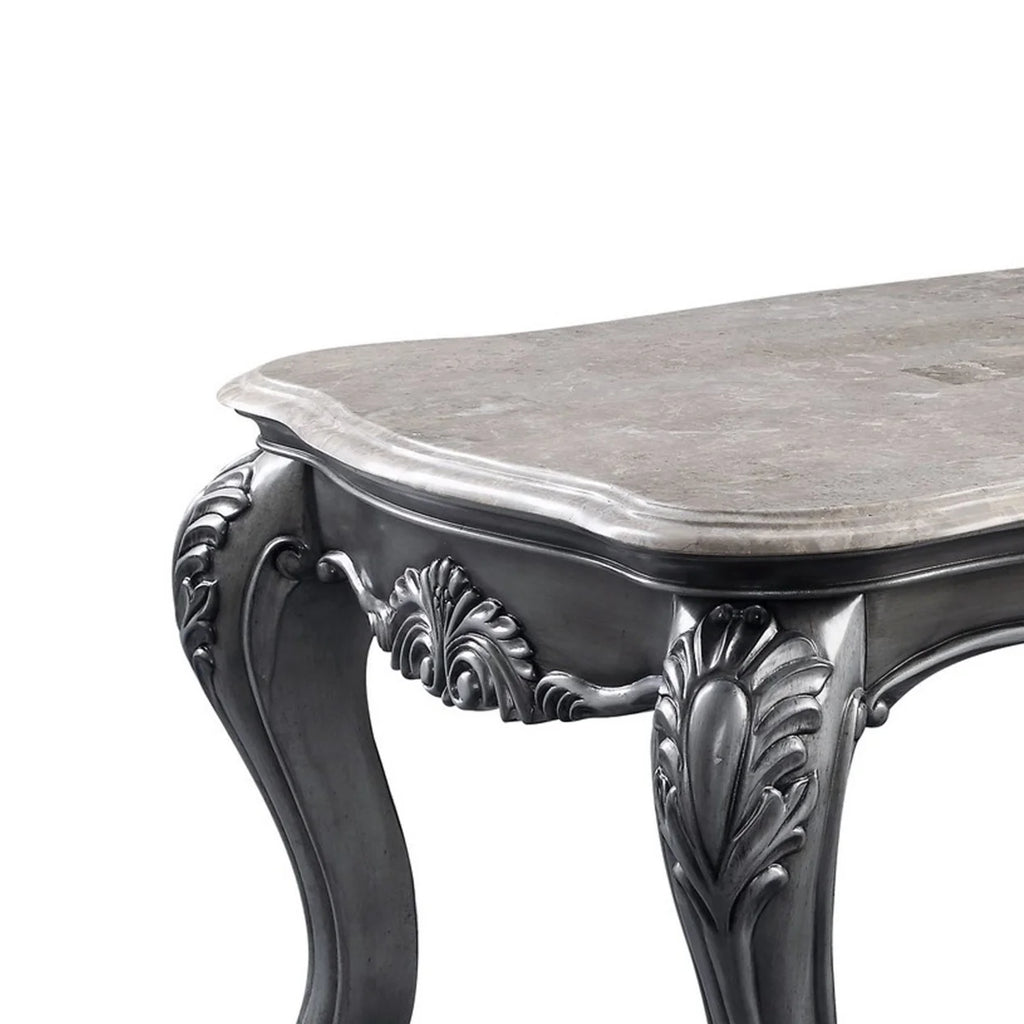 Gray Marble Top Coffee Table T52561
