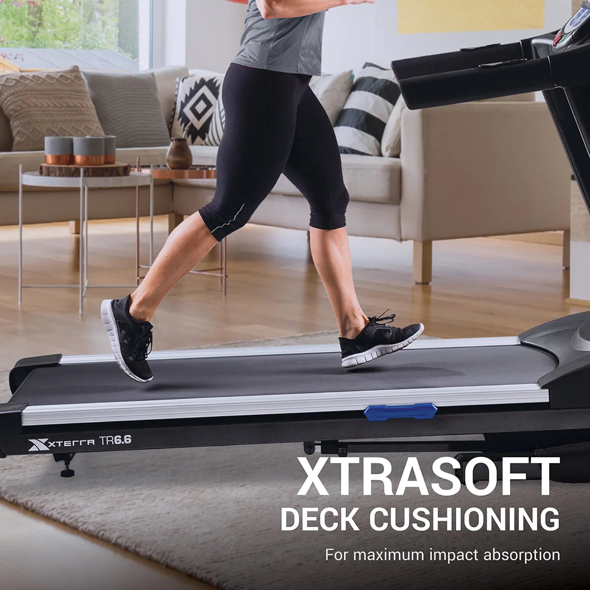 Folding Treadmill with Heart Rate Chest Strap O6610