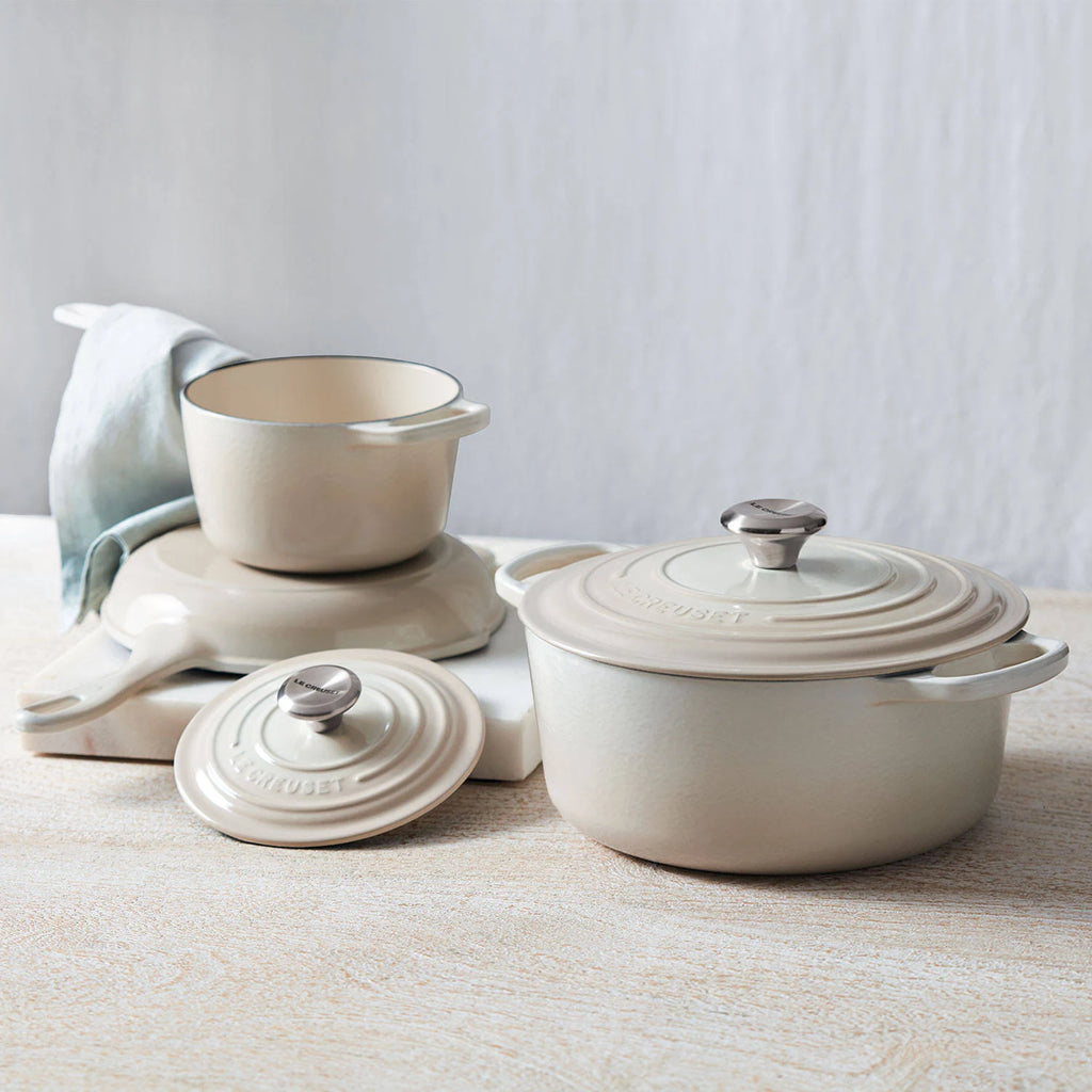 5 Piece Cast Iron Cookware Set (Oyster) Y909