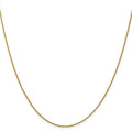 14kt Yellow Gold Diamond Cut Open Franco Chain 24 inch Lobster Clasp Y197