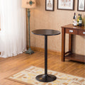 Black Round Top Metal Bar Table S718388