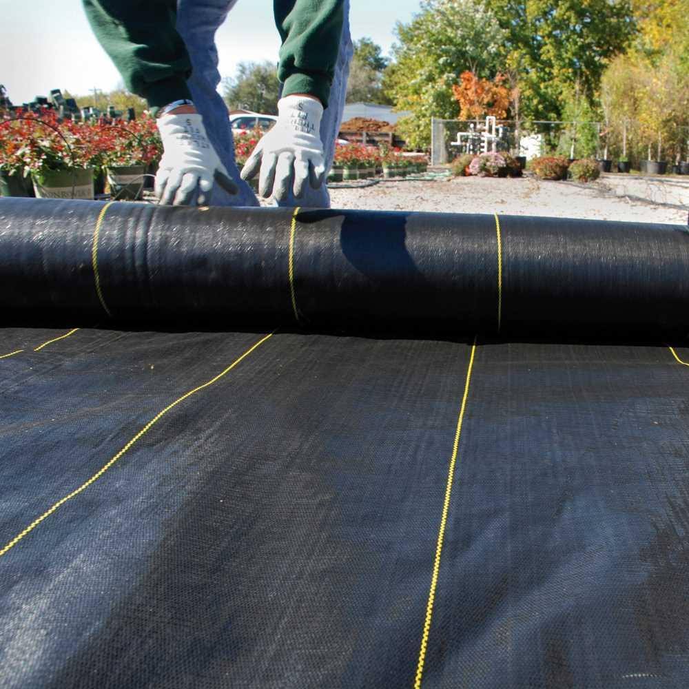 4 Foot Woven Weed Barrier Landscape Fabric 300 Feet 2 Pack H744