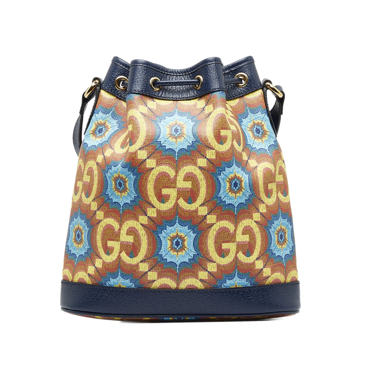 Blue Coated Canvas Bucket Bag R927478