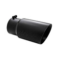 Black Dual Wall Angled Exhaust Tip J170670
