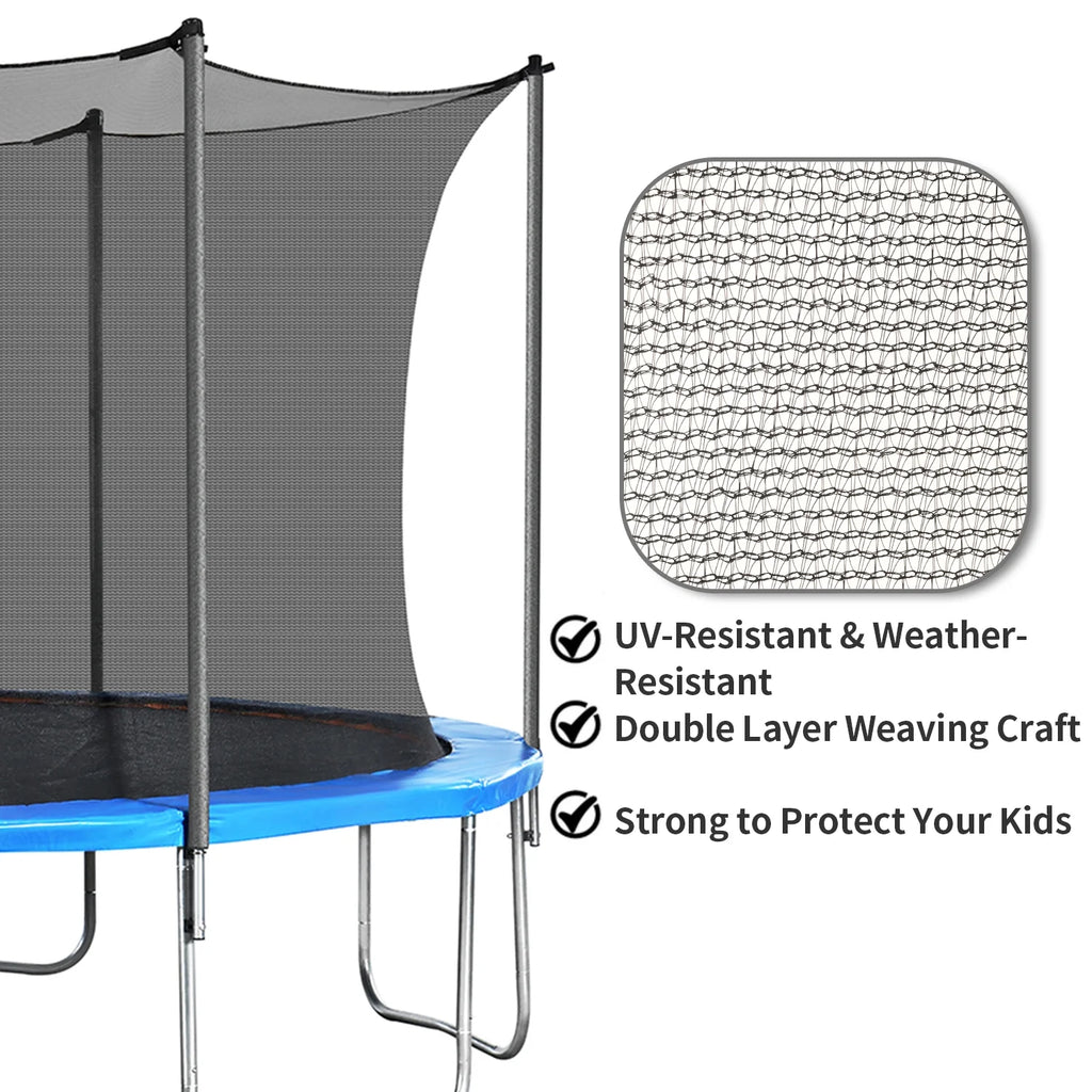 14ft Trampoline with Basketball Hoop and Ladder I250