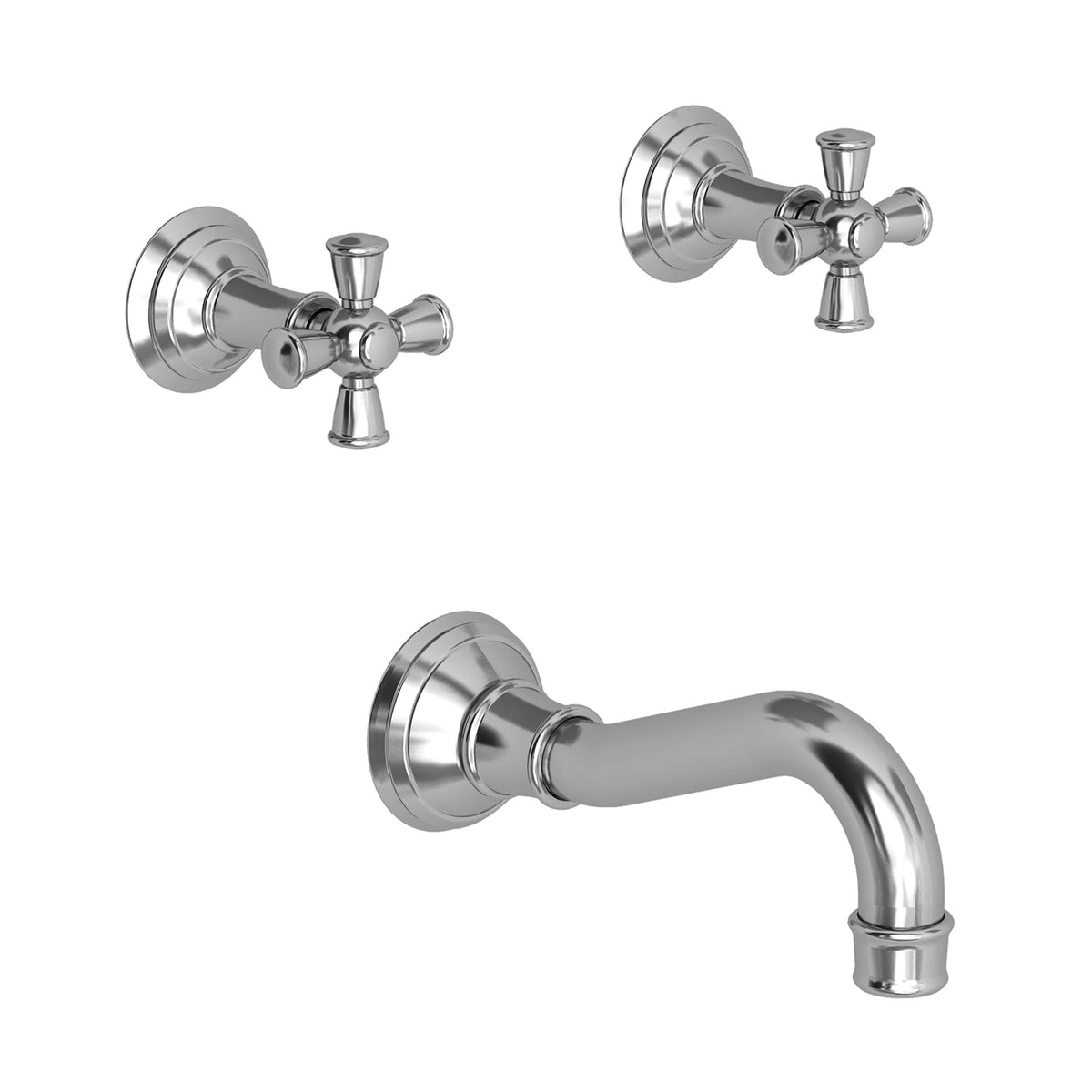 Jacobean Wall Mount Tub Faucet Stainless Steel Q864058