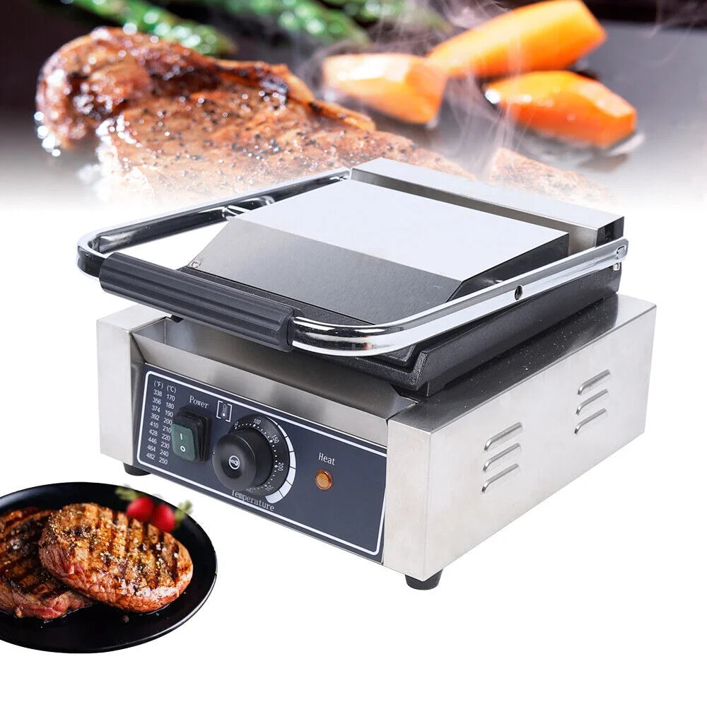 Panini Press Grill Griddle Plate B7671