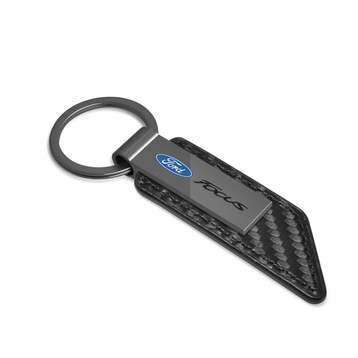 Black PU Leather Key Chain R608946