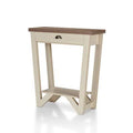 White Transitional Console Table F393