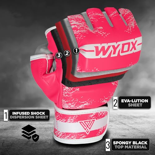 Fingerless Open Palm MMA Gloves G6962