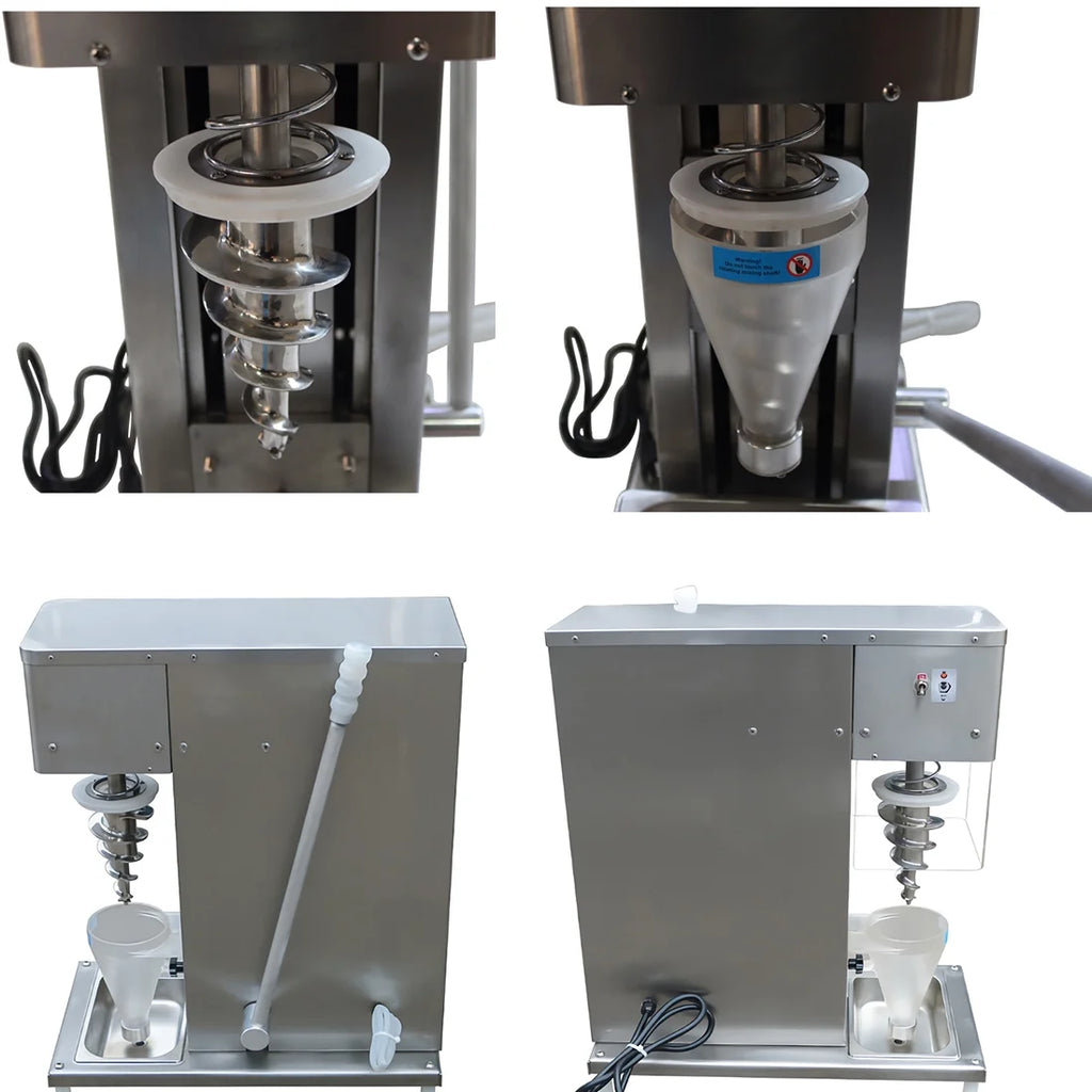 Electric Fruit Ice Cream Mixer Machine Frozen Yogurt Milkshake K1622