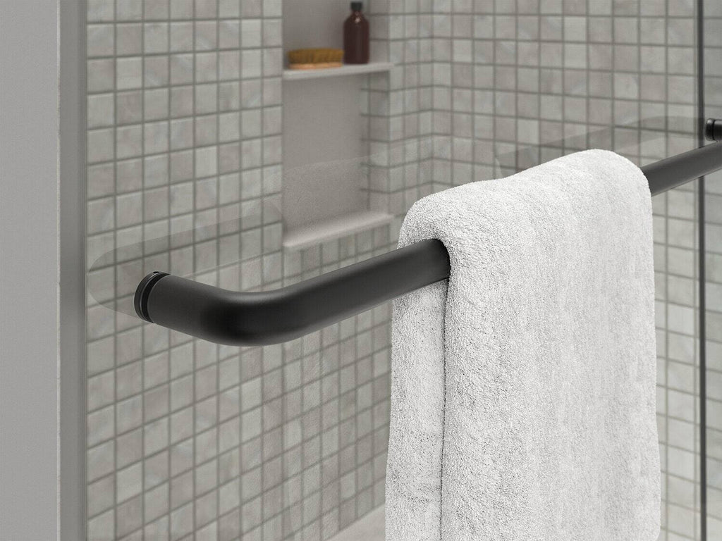Tall Sliding Shower Door with Crystal Clear Glass G1004