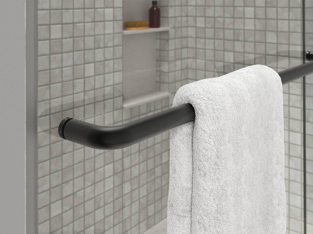 Tall Sliding Shower Door with Crystal Clear Glass G1004