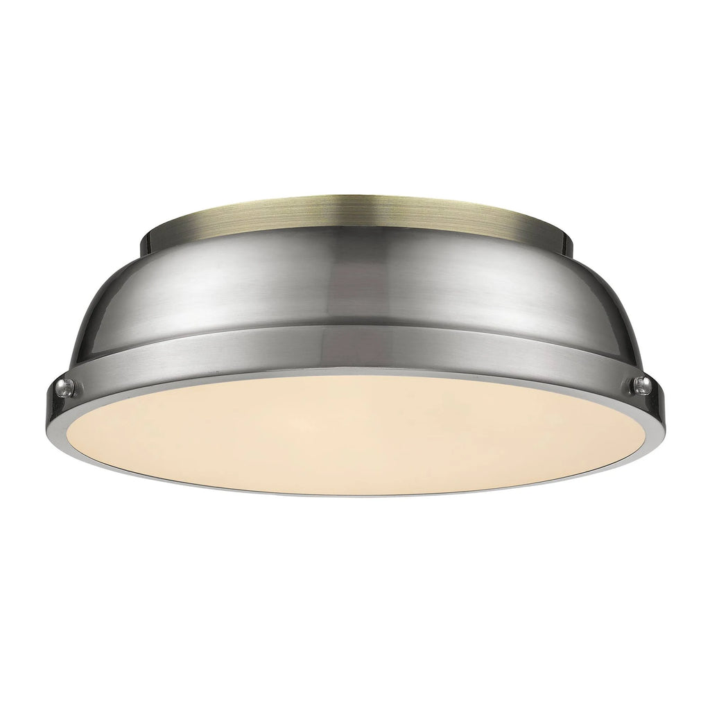 Aged Brass Flush Mount Y13135