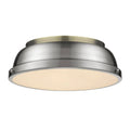 Aged Brass Flush Mount Y13135
