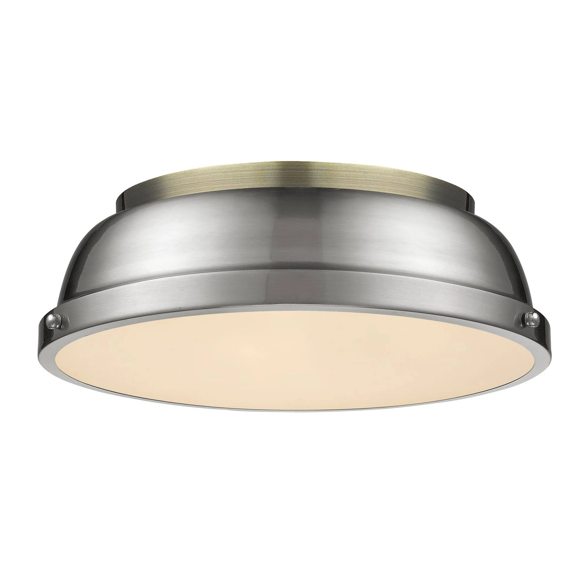 Aged Brass Flush Mount Y13135