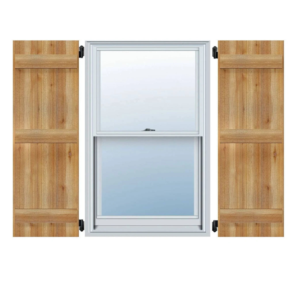 10 3/4x22W x 72x22H Board-n-Batten Shutters G560264