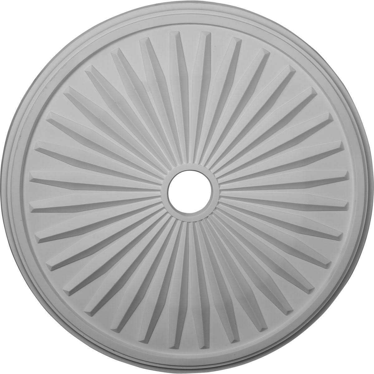 Hand-Painted Polished Copper Ceiling Medallion T8364