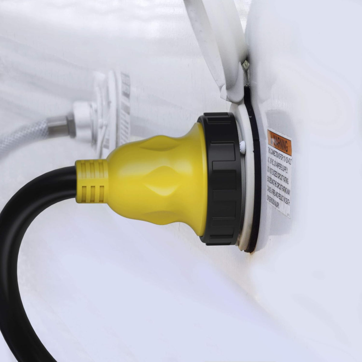 30 Amp to 15 Amp 110 Volt RV Adapter Cord with Locking Connector, 12in H5561