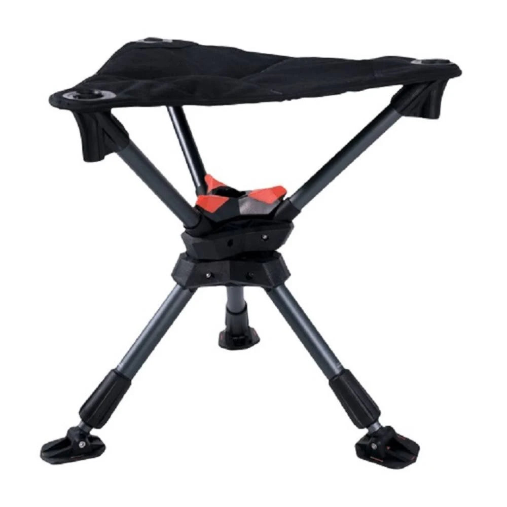 Black Folding Swivel Chair D2741