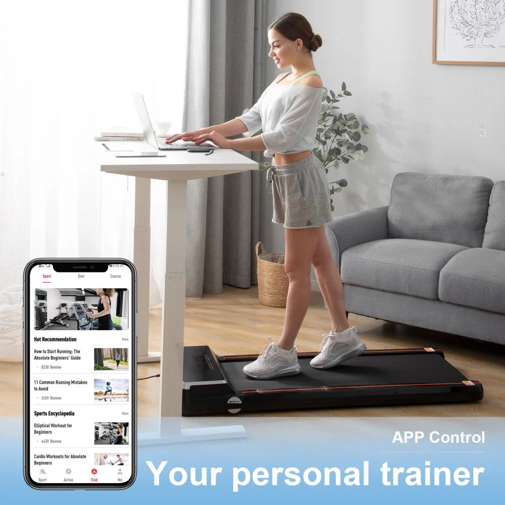 2.5HP Slim Under Desk Electric Treadmill U759940