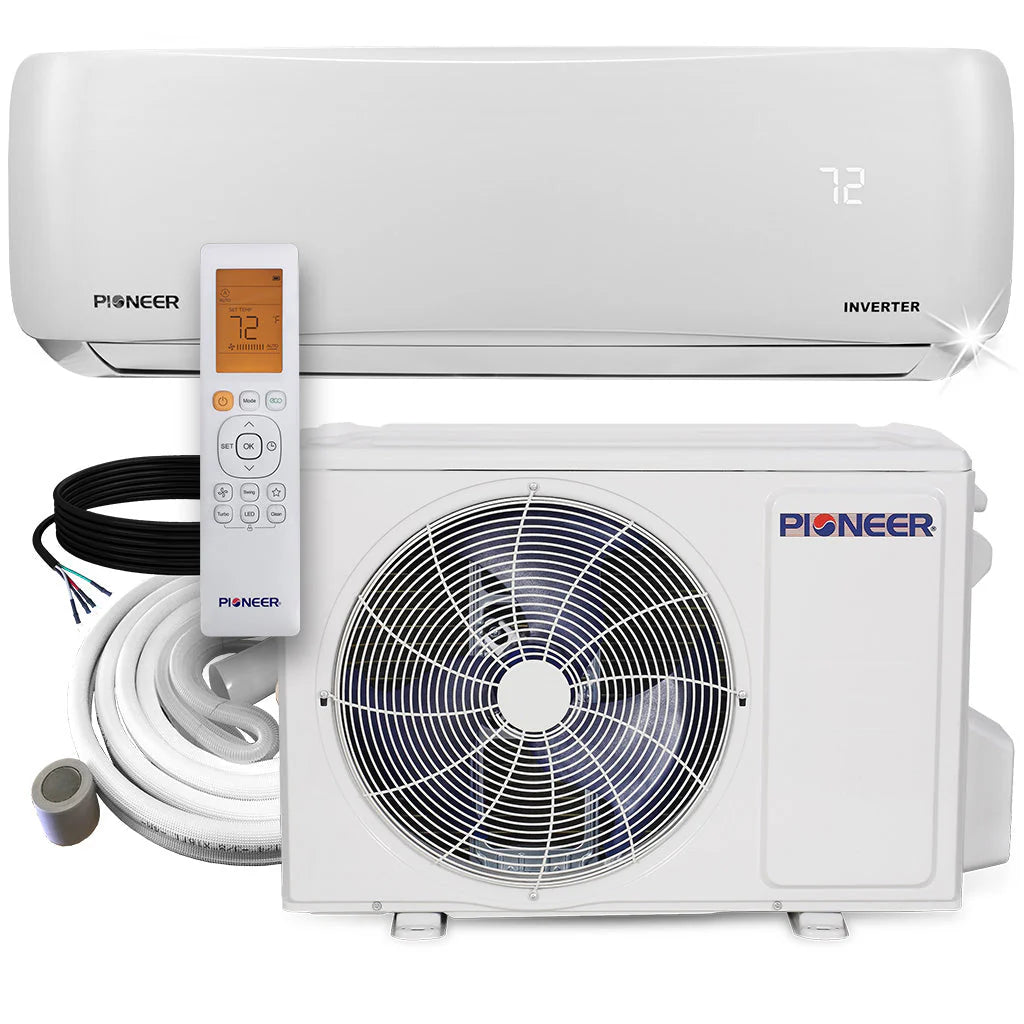 12,000 BTU 20.5 SEER 230V Ductless Mini-Split Inverter Air Conditioner Heat Pump System E250462